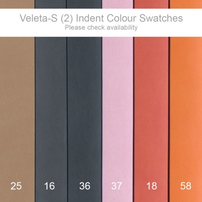 Lancaster Veleta Ruled A5 Notebook with Contrasting Elastic