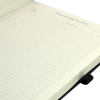Park Lane A5 Ruled Split Leather Notebook in Gift Box