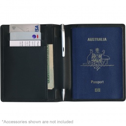 Protector RFID Passport Wallet - Split Leather