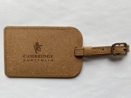 Heathrow Luggage Tag - Recycled Leather