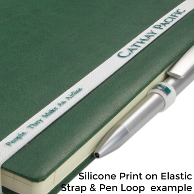 3D Silicone Printing on elastic & Pen-loop